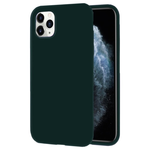 Mjukt Tunnt Mobilskal för iPhone 11 Pro Lätt Enfärgat Silikon Ul Grön
