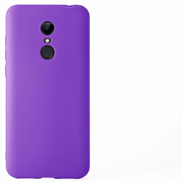 Mjukt Tunnt Mobilskal för Xiaomi Redmi 5 Silikon Lätt Enfärgat U Lila 1818  | Lila | Fyndiq