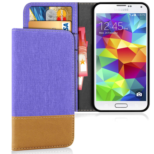 Mobil Skal Plånbok för Samsung Galaxy S5 Magne d0e9 | Fyndiq