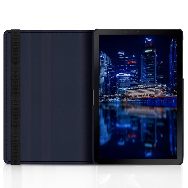 Skalplatta för Samsung Galaxy Tab S4 10.5 / SM- T830 TPU Ställfu Mörkblå