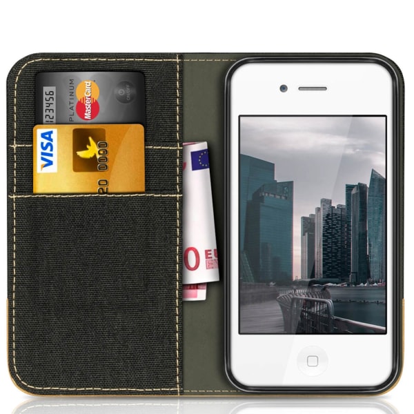 Mobil Skal Plånbok för Apple iPhone 4 / 4s Ful 6d07 | Fyndiq