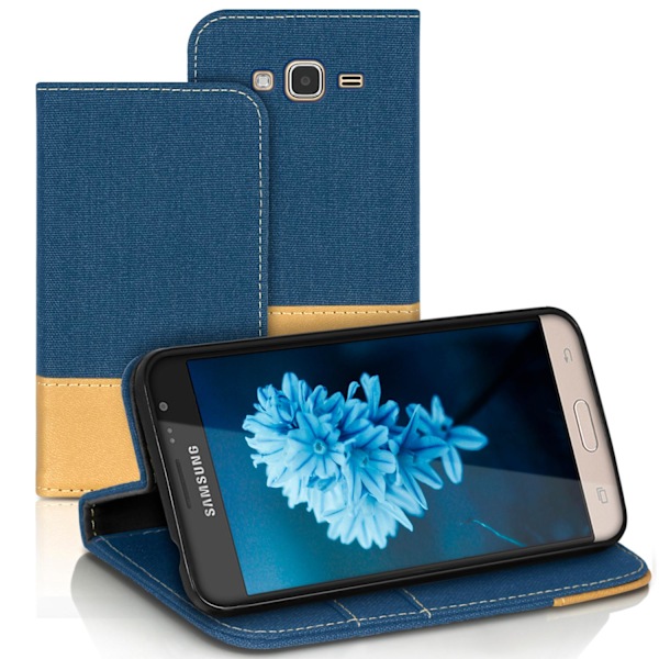 Mobilfordral Jeans för Samsung Galaxy J3 (2016) Mobilskal Korthå Blå 10ed |  Blå | 50 | Fyndiq