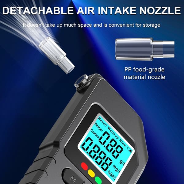 Portable Alcohol Tester with LCD Display - Accurate and Convenient 81