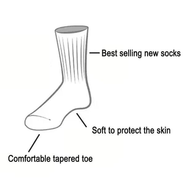 Golden Toe damstrumpor med klassisk mudd, vit KLB
