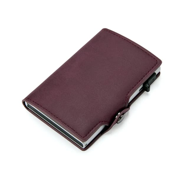 Automatic Pop-up Leather Wallet for Men brown