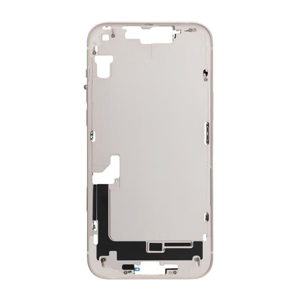iPhone 14 Plus Middle Frame with Small Parts OEM - White