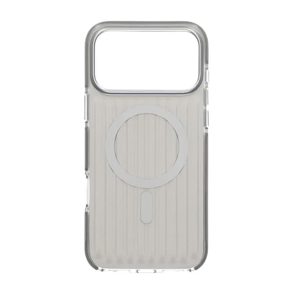 Corrugated Magsafe Mobile Case for iPhone 17 Pro Max - Silver