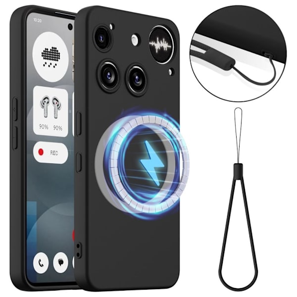 Nothing Phone (3) 5G MagSafe Compatible Case – Black
