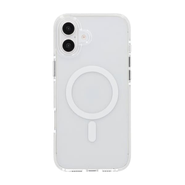 iPhone 16 Plus Mobile Case Magnet Double Protection - White