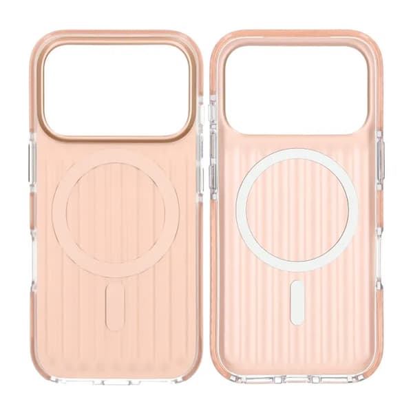 Mobile Case Corrugated Magsafe for iPhone 17 Pro Gold - Gold
