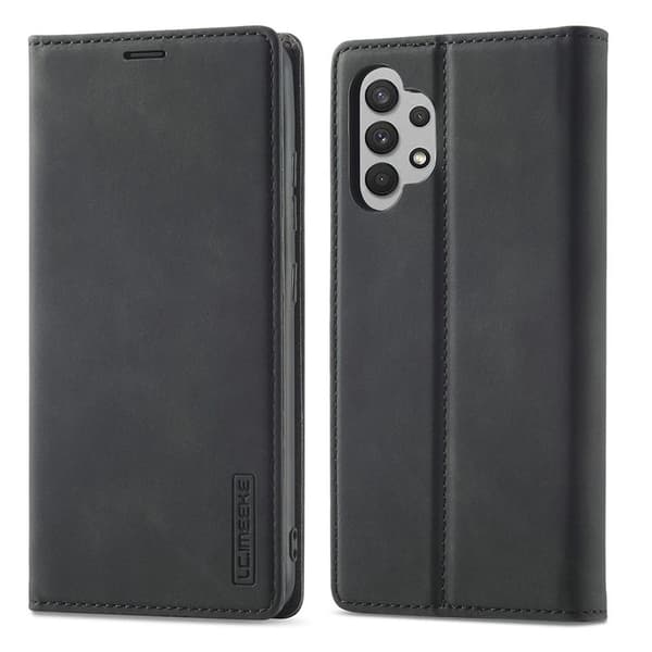 LC.IMEEKE Samsung Galaxy A32 4G Wallet Cover - Black