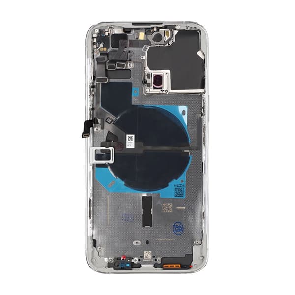 iPhone 14 Pro Max Middle Frame with Small Parts OEM - White