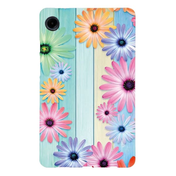 Samsung Galaxy Tab A11/A9 Case with Print - Colorful Flowers