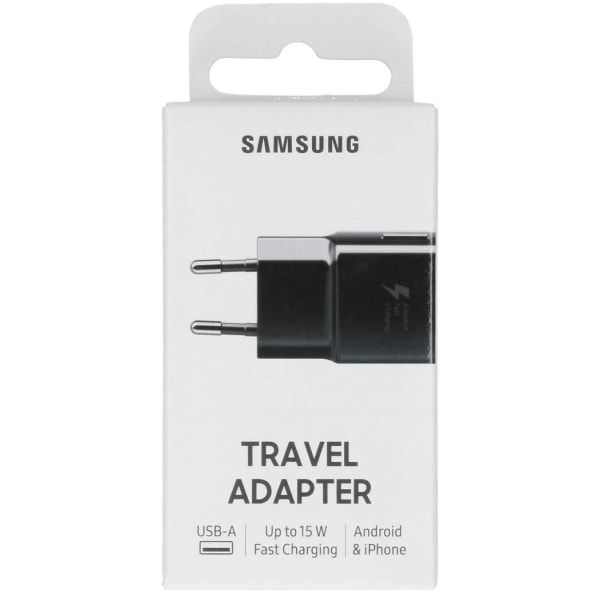 Original Samsung USB-A Snabbladdare EP-TA20, 15W - Svart