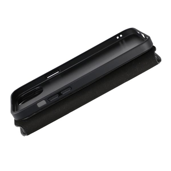 iPhone 15 Plus Plånboksfodral Magnet Rvelon - Svart