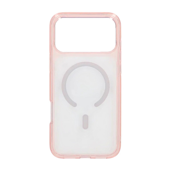 Mobilskal TPU Magsafe för iPhone 17 Pro - Rosa Transparent