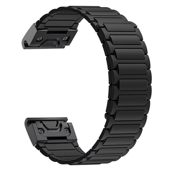 Garmin Fenix 8/Fenix 8 Pro/Fenix E etc. Watch Strap Silicone – Black