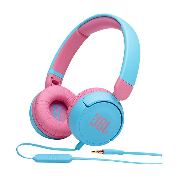 Original JBL JR310 On-ear Headset - Blå/Rosa