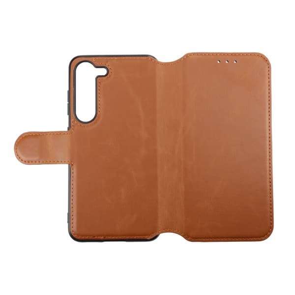 Samsung Galaxy S23 5G Plånboksfodral Rvelon - Brun