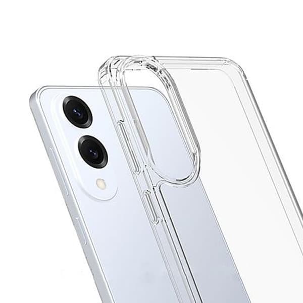 Rvelon Mobile Case Shockproof for Samsung S25 Edge - Transparent