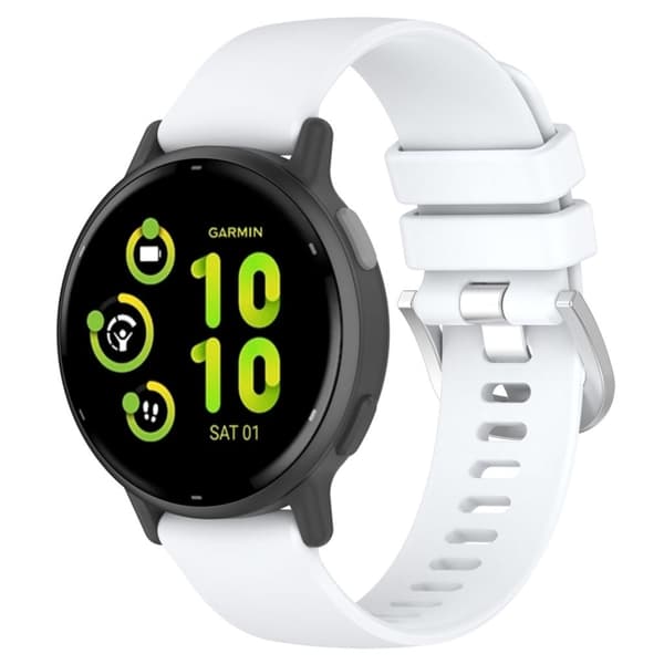 Garmin Vivoactive 5 Silicone Watch Band - White