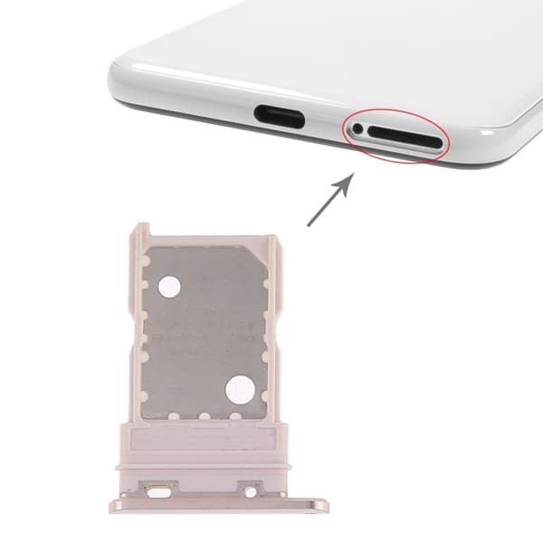 Google Pixel 3 Simkortshållare - Rosa