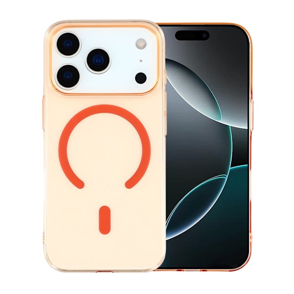Ultra-thin Mobile Case with Camera Protection for iPhone 17 Pro Max - Orange