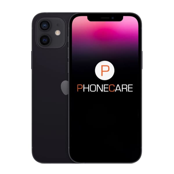 Begagnad iPhone 12 Mini 64GB Svart - Mycket bra skick A