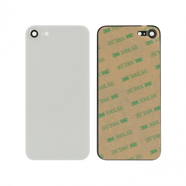 iPhone 8 Back Cover (No Logo) - Silver