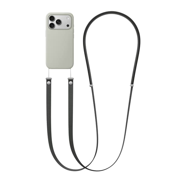 Crossbody Strap for iPhone mobile phone case - Black