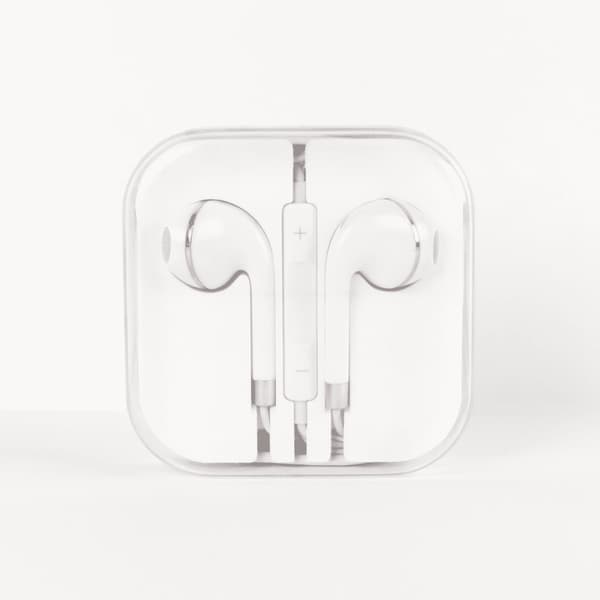Hörlurar In-Ear med Mikrofon - 3,5 mm - Vit/Rosa Svart