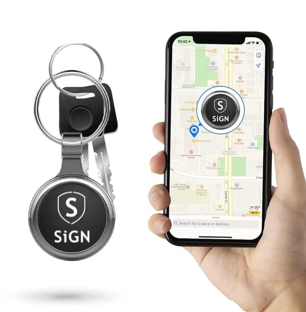 SiGN Smart Bluetooth Finder - Svart - 3-pack Svart