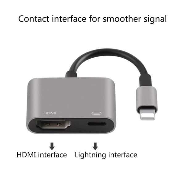 HDMI till Lightning Adapter - Svart Svart