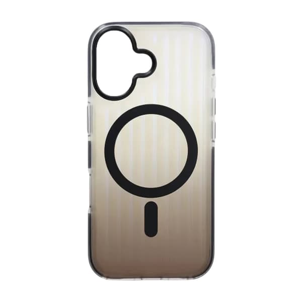 Corrugated MagSafe Mobile Case for iPhone 17 - Black