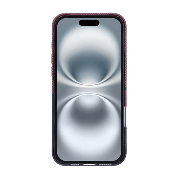 Case Magsafe and stand for iPhone 16 Pro Max - Mountain Red