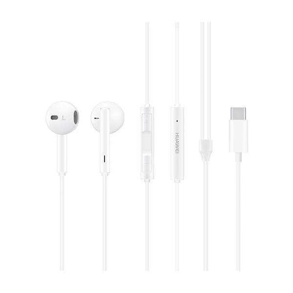 Original Huawei USB-C CM33 Hörlurar - Vit Svart