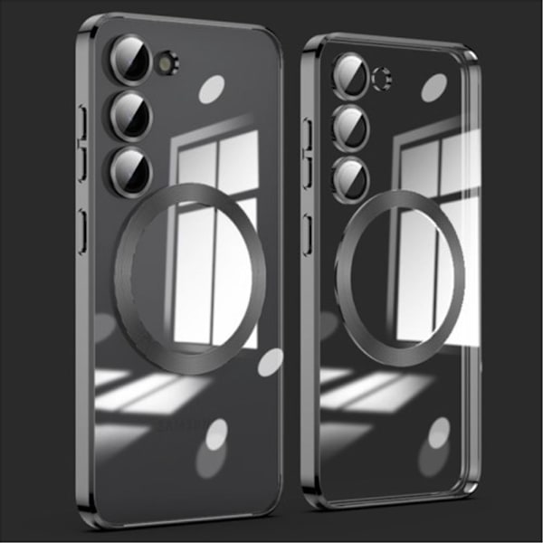 Samsung Galaxy S23 Qi Compatible Case with Lens Protector - Black