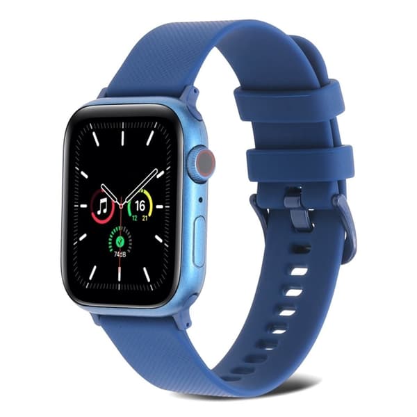 Apple Watch 38/40/41/42mm Silicone Watch Strap - Blue