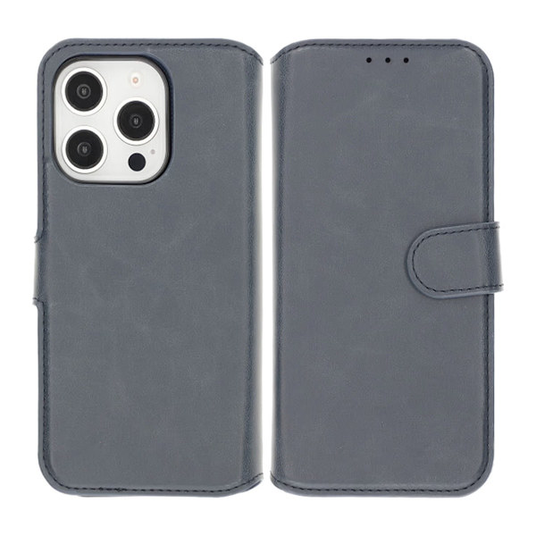 iPhone 16 Pro Max Plånboksfodral Magnet Rvelon - Blå