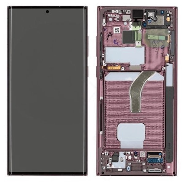 Galaxy S22 Ultra LCD Display Burgundy