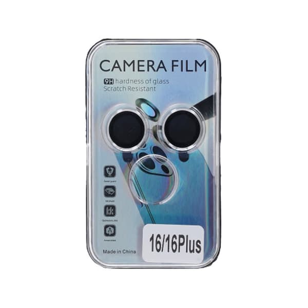 iPhone 16 /16 Plus Lins Kameraskydd - Silver