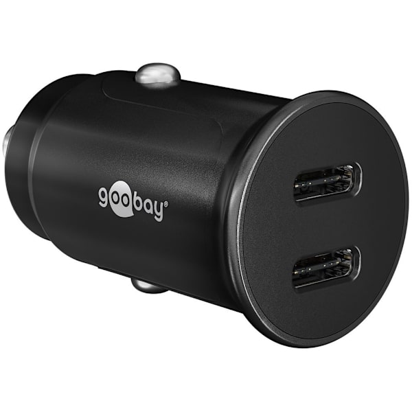 Goobay 2xUSB-C PD Fast Charger for Car 30W