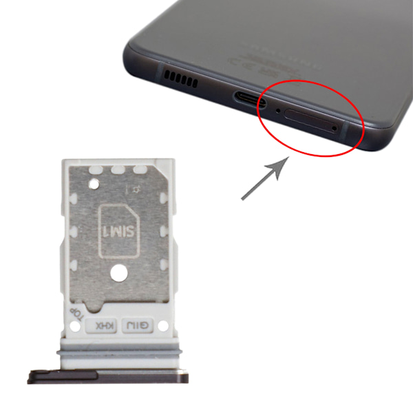 Samsung Galaxy S21 FE Simkortshållare - Svart