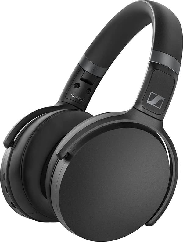 Original Sennheiser HD 450BT Wireless Over-ear Headset - Svart Svart