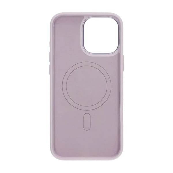 Silicone Mobile Case for iPhone 16 Pro Max - Purple with Camera Protection