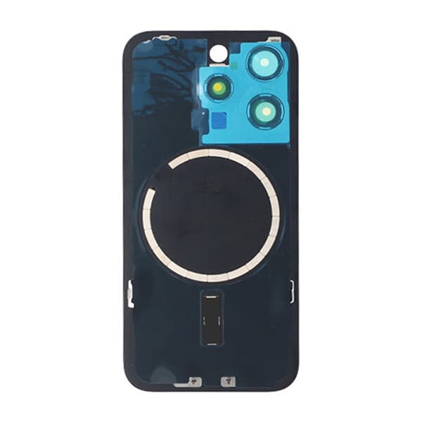 Replacement For iPhone 15 Pro Back Glass Panel With Magsafe Magnet-Blue