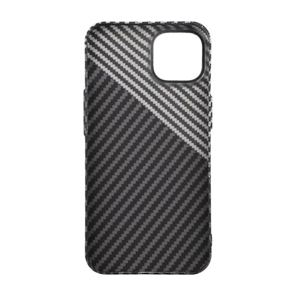 Kolfiber Skal iPhone 14 Plus - Svart & Vit