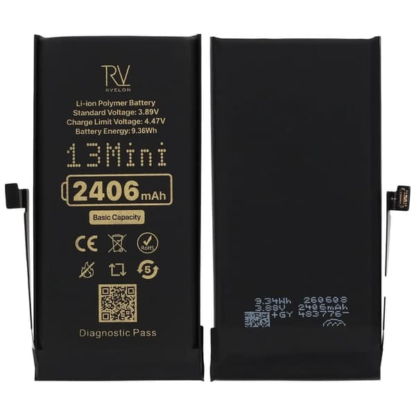 RV Battery iPhone 13 Mini 2406mAh Diagnostic Pass Original