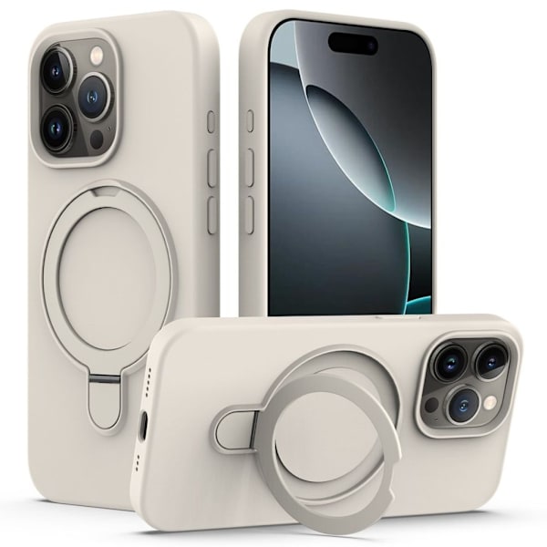 iPhone 16 Pro Case MagSafe Kickstand – Beige