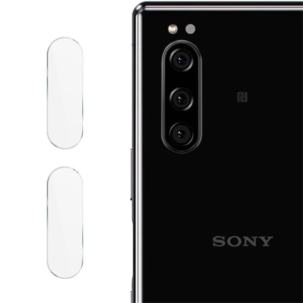 IMAK Kameralinsskydd för Sony Xperia 5 - 2-pack Svart